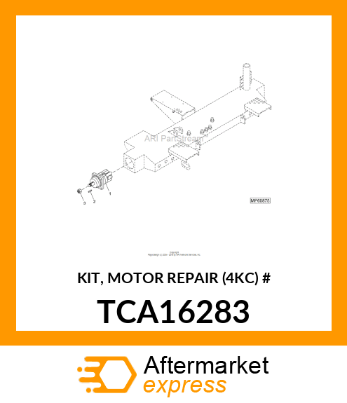 KIT, MOTOR REPAIR (4KC) # TCA16283