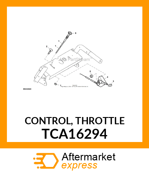 CONTROL, THROTTLE TCA16294