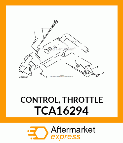 CONTROL, THROTTLE TCA16294