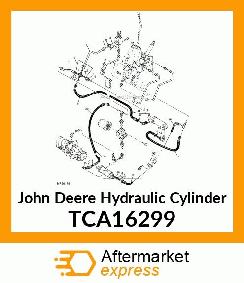 CYLINDER, FRONT LIFT TCA16299