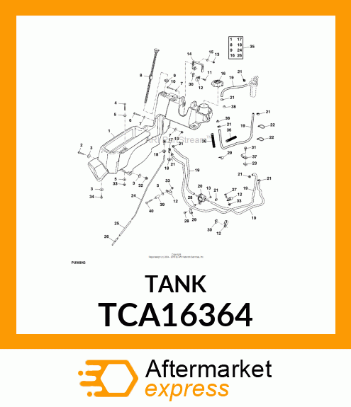 TANK, FUEL (DIESEL) TCA16364