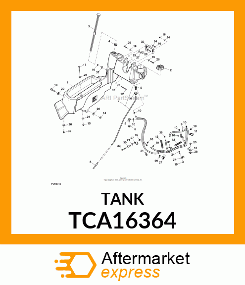 TANK, FUEL (DIESEL) TCA16364