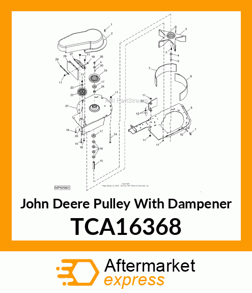 IDLER, RIVETED FLAT LONG HUB TCA16368