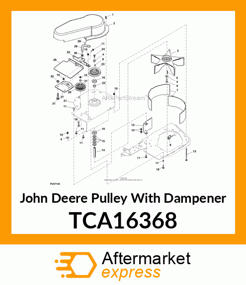 IDLER, RIVETED FLAT LONG HUB TCA16368