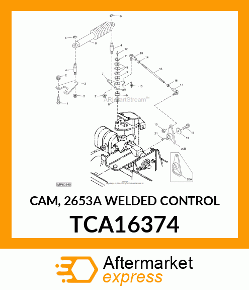 CAM, 2653A WELDED CONTROL TCA16374