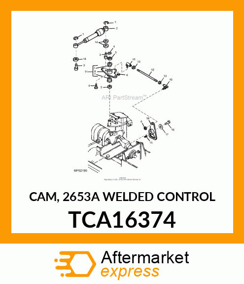 CAM, 2653A WELDED CONTROL TCA16374