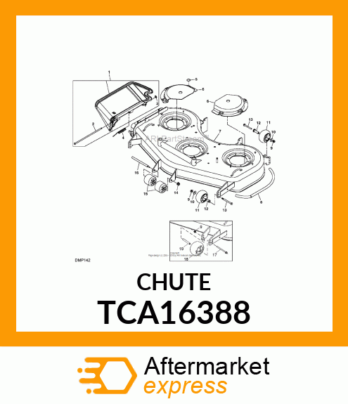 KIT, 48/54 DISCHARGE CHUTE TCA16388