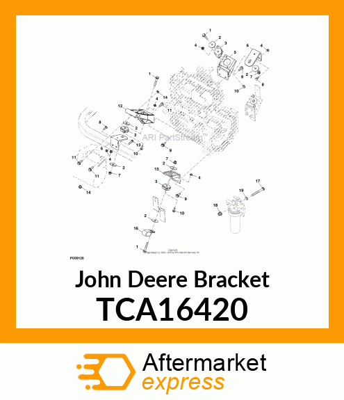 BRACKET, ENGINE MOUNT, LH TCA16420