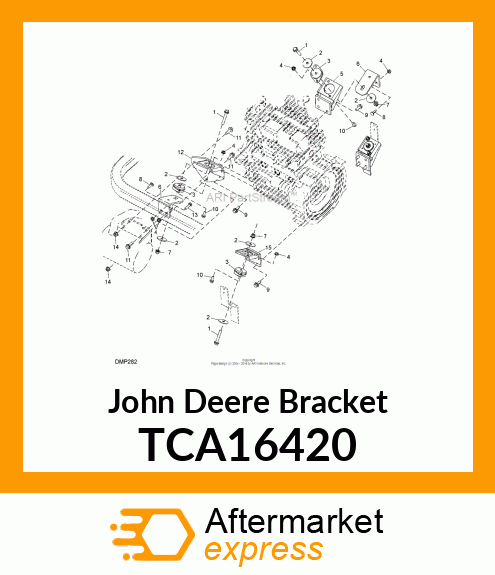 BRACKET, ENGINE MOUNT, LH TCA16420