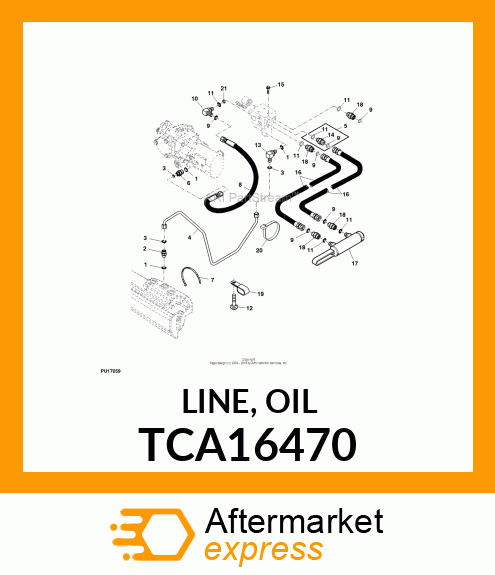 LINE, OIL TCA16470