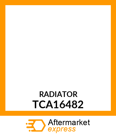 Radiator - RADIATOR ASSEMBLY, "ECKO FIN" TCA16482