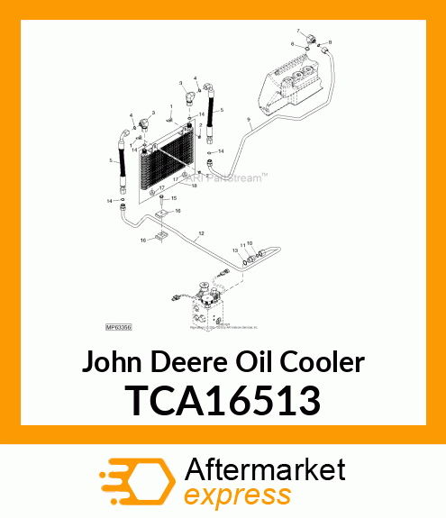 OIL COOLER (2500B) TCA16513