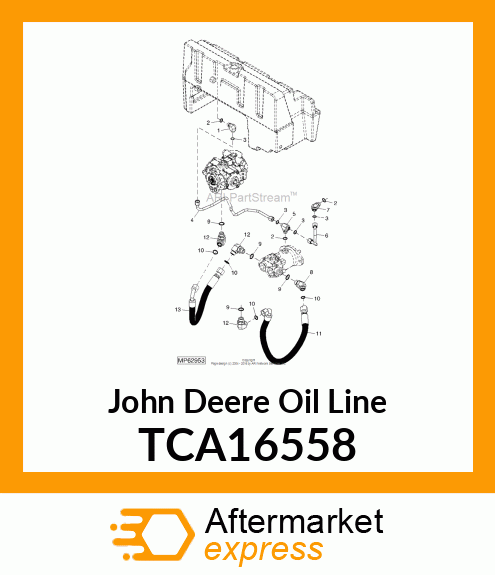 LINE, HYDRAULIC TCA16558