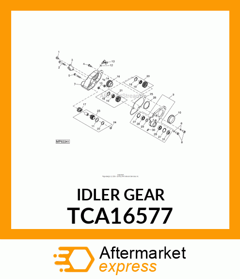 IDLER GEAR TCA16577