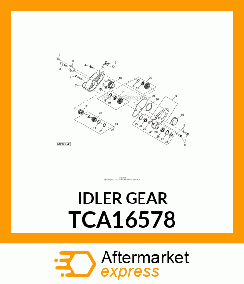 IDLER GEAR TCA16578