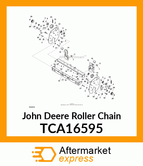 CHAIN, ROLLER (NO. 35, DRUM) TCA16595