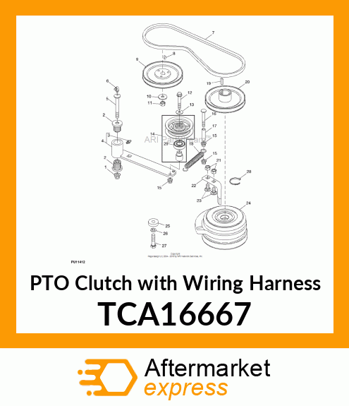 CLUTCH, QUIK TCA16667