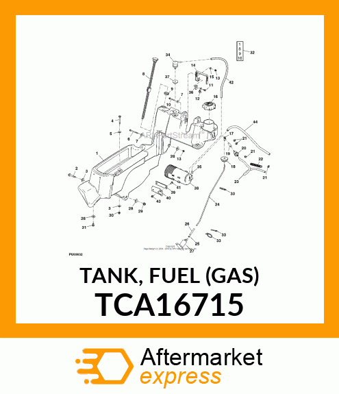 TANK, FUEL (GAS) TCA16715