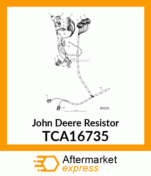 RESISTOR, MOLDED BODY SINGLE TCA16735