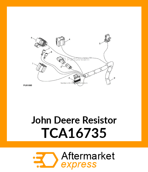 RESISTOR, MOLDED BODY SINGLE TCA16735