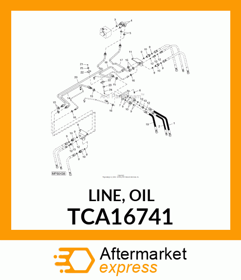 LINE, OIL TCA16741