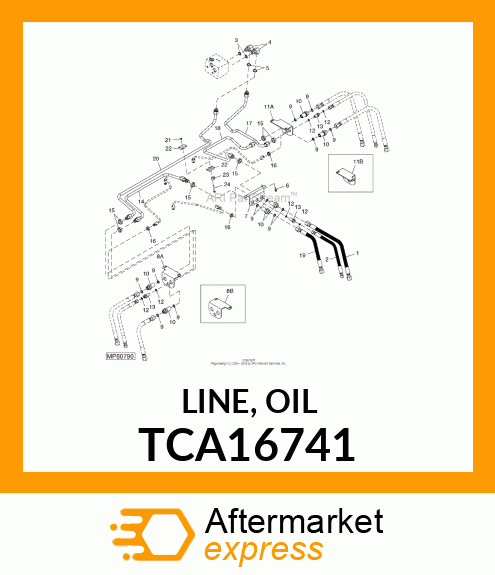 LINE, OIL TCA16741