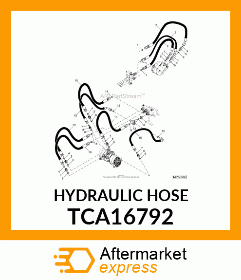 HYDRAULIC HOSE TCA16792