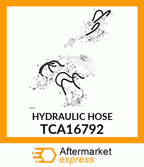 HYDRAULIC HOSE TCA16792