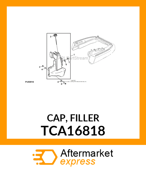CAP, FILLER TCA16818