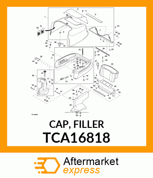 CAP, FILLER TCA16818