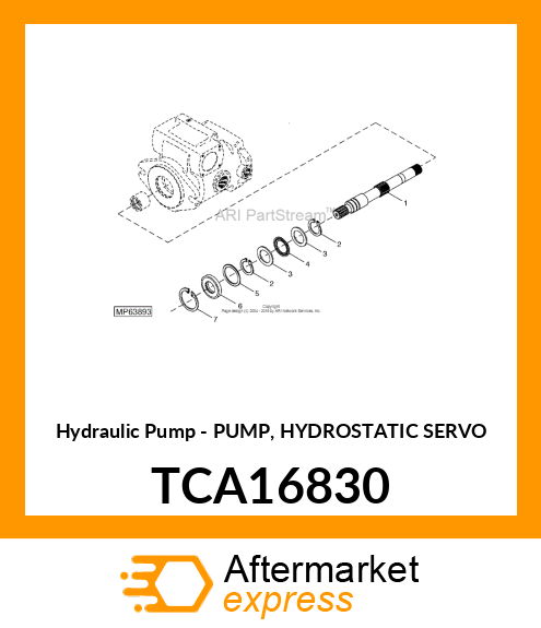 Hydraulic Pump TCA16830