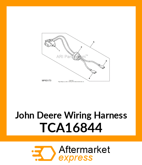 WIRING HARNESS, FUEL PUMP, 2500B GM TCA16844