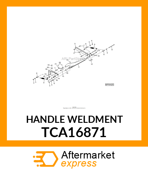 HANDLE WELDMENT TCA16871