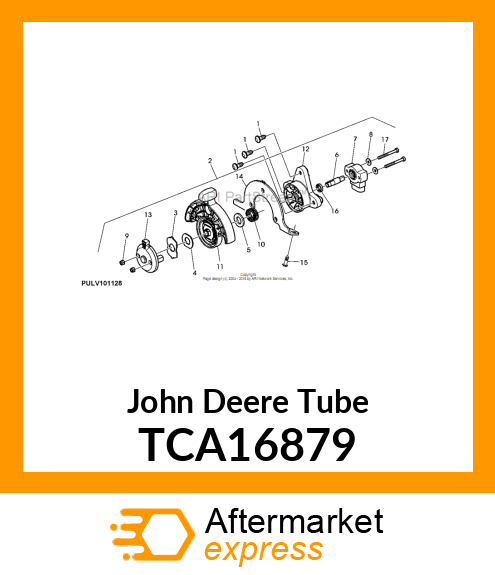 TUBE, LIFT YOKE W/BALL TCA16879