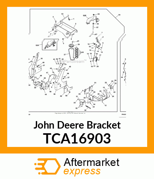 BRACKET, BLOWER MOUNT TCA16903