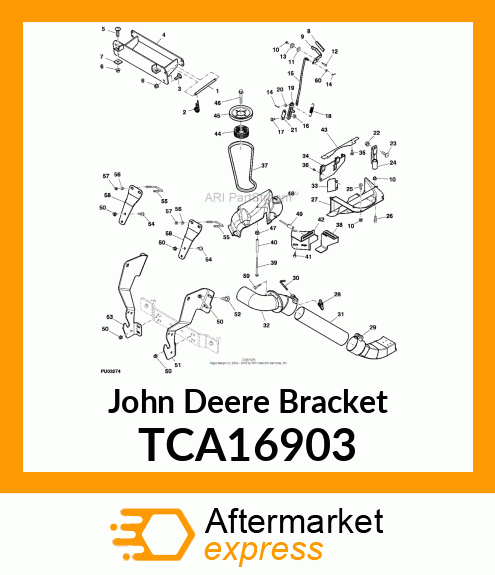 BRACKET, BLOWER MOUNT TCA16903