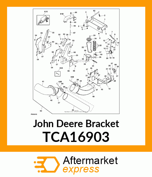 BRACKET, BLOWER MOUNT TCA16903