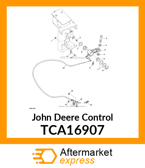 LEVER, 2653B MOW TRANSPORT CONTROL TCA16907