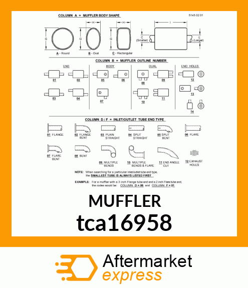 MUFFLER, KOHLER tca16958