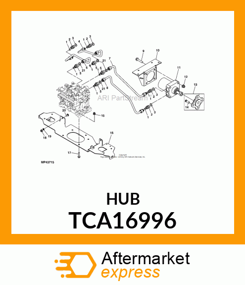 HUB ASSEMBLY TCA16996
