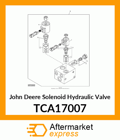 VALVE, IMPLEMENT LIFT TCA17007