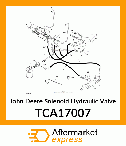 VALVE, IMPLEMENT LIFT TCA17007