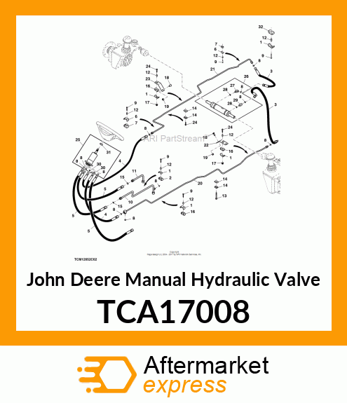 VALVE, STEERING (108CC) TCA17008