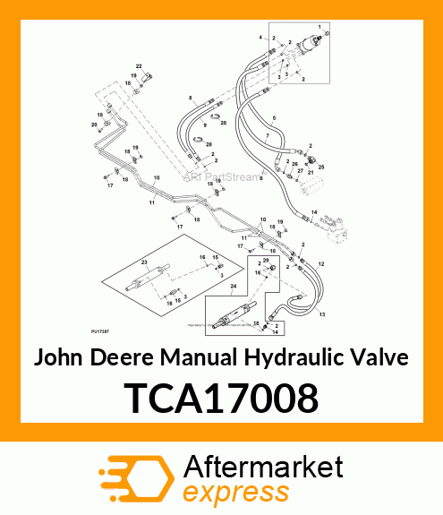 VALVE, STEERING (108CC) TCA17008