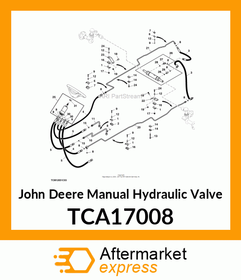 VALVE, STEERING (108CC) TCA17008