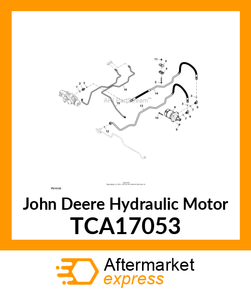 MOTOR, REAR DRIVE (405CC) TCA17053