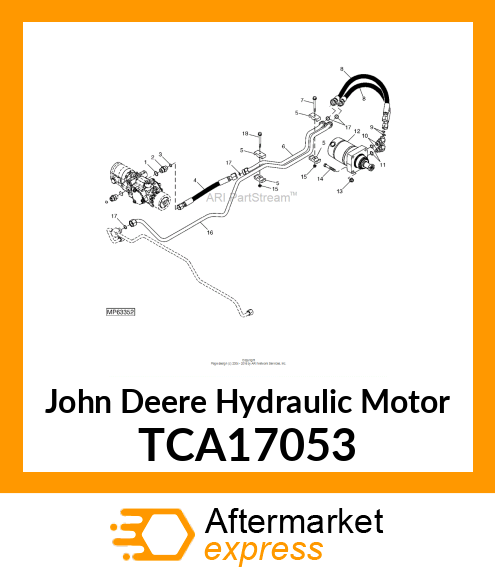 MOTOR, REAR DRIVE (405CC) TCA17053