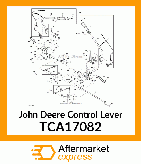 LEVER, DIRECTIONAL CONTROL LH CONV TCA17082