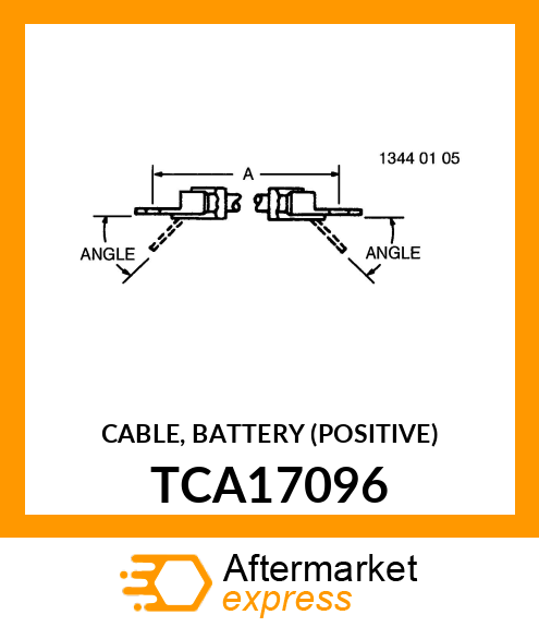 CABLE, BATTERY (POSITIVE) TCA17096