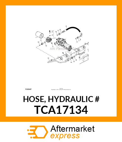 HOSE, HYDRAULIC # TCA17134